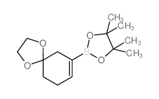 4,4,5,5-TETRAMETHYL-2-(1,4-DIOXASPIRO[4.5]DEC-7-EN-7-YL)-1,3,2-DIOXABOROLANE Structure