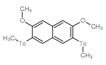 2,7-Dimethoxy-3,6-bis(methyltelluro)-naphthalene Structure