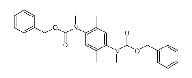 1,4-bis<(benzyloxycarbonyl)methylamino>-2,5-dimethylbenzene结构式