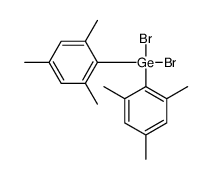 dibromo-bis(2,4,6-trimethylphenyl)germane Structure