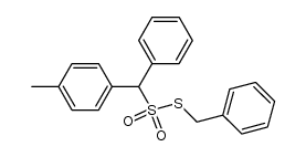 benzyl (4-methylphenyl)phenylmethanethiosulfonate结构式