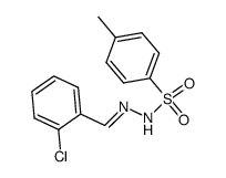 2-chlorobenzaldehyde tosylhydrazone结构式