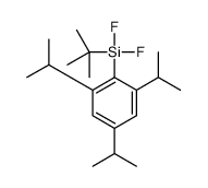 tert-butyl-difluoro-[2,4,6-tri(propan-2-yl)phenyl]silane Structure