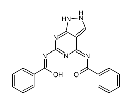 4,6-dibenzamidopyrazole(3,4-d)pyrimidine结构式