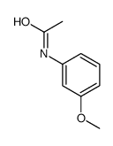 N-(3-Methoxyphenyl)acetamide结构式