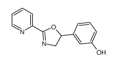 3-(2-pyridin-2-yl-4,5-dihydro-1,3-oxazol-5-yl)phenol Structure