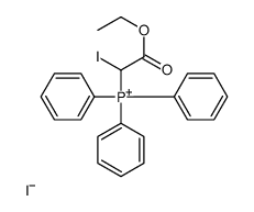 (2-ethoxy-1-iodo-2-oxoethyl)-triphenylphosphanium,iodide Structure