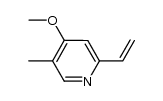 4-methoxy-5-methyl-2-vinyl-pyridine Structure