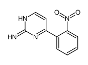 4-(2-nitrophenyl)pyrimidin-2-amine结构式