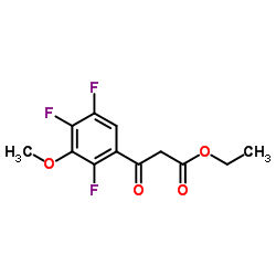 Ethyl 3-oxo-3-(2,4,5-trifluoro-3-methoxyphenyl)propanoate picture