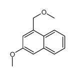 3-methoxy-1-(methoxymethyl)naphthalene Structure