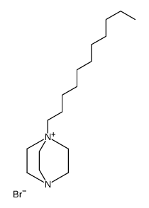 4-undecyl-1-aza-4-azoniabicyclo[2.2.2]octane,bromide Structure