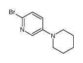 2-Bromo-5-(piperidin-1-yl)pyridine structure