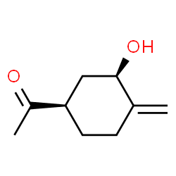 Ethanone, 1-(3-hydroxy-4-methylenecyclohexyl)-, cis- (9CI) structure