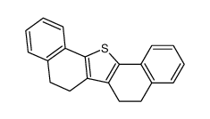 5,6,7,8-tetrahydrodinaphtho[1,2-b:2',1'-d]thiophene结构式