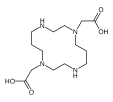 2-[8-(carboxymethyl)-1,4,8,11-tetrazacyclotetradec-1-yl]acetic acid结构式