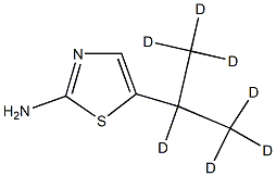 2-Amino-5-(iso-propyl-d7)-thiazole结构式