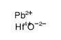 hafnium(4+),lead(2+),oxygen(2-)结构式