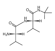 (S)-2-Amino-N-((S)-1-tert-butylcarbamoyl-2-methyl-propyl)-3-methyl-butyramide Structure