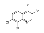 3,4-dibromo-7,8-dichloroquinoline结构式