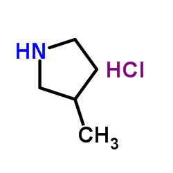 3-Methylpyrrolidine hydrochloride (1:1) Structure