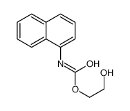 2-hydroxyethyl N-naphthalen-1-ylcarbamate结构式