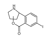 methyl 5-iodo-2-[(2R)-pyrrolidin-2-yl]benzoate Structure