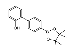 4'-(4,4,5,5-TETRAMETHYL-1,3,2-DIOXABOROLAN-2-YL)BIPHENYL-2-OL Structure