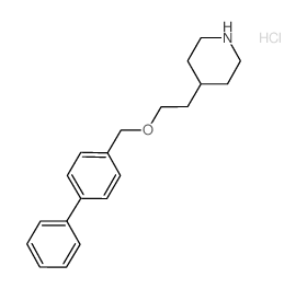 4-[2-([1,1'-Biphenyl]-4-ylmethoxy)ethyl]-piperidine hydrochloride Structure