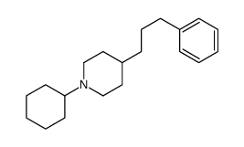 1-cyclohexyl-4-(3-phenylpropyl)piperidine Structure