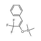 trifluoromethyl-1 trimethylsilyloxy-2 styrene结构式