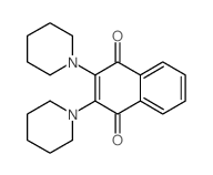 1,4-Naphthalenedione,2,3-di-1-piperidinyl- structure