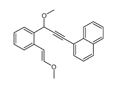 1-(3-methoxy-3-(2-(2-methoxyvinyl)phenyl)prop-1-ynyl)naphthalene Structure