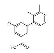 3-(2,3-dimethylphenyl)-5-fluorobenzoic acid结构式