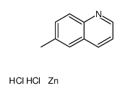 6-methyl-quinoline, compound with zinc chloride结构式