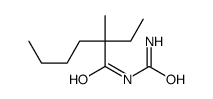 N-carbamoyl-2-ethyl-2-methylhexanamide Structure