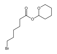 oxan-2-yl 6-bromohexanoate结构式