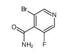 3-Bromo-5-fluoroisonicotinamide Structure