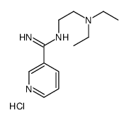 N'-[2-(diethylamino)ethyl]pyridine-3-carboximidamide,hydrochloride结构式