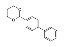 2-(4-phenylphenyl)-1,3-dioxane Structure