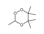 3,5,5,6,6-pentamethyl-1,2,4-trioxane结构式