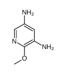 3,5-Pyridinediamine,2-methoxy-(9CI) structure