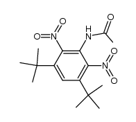 3,5-Di-t-butyl-2,6-dinitroacetanilid Structure