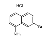 7-Bromonaphthalen-1-amine hydrochloride Structure