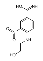 4-(2-hydroxyethylamino)-3-nitrobenzamide Structure