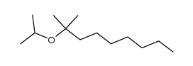 2-(Isopropoxy)-2-methylnonane Structure