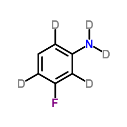 3-Fluoro(2,4,6-2H5)aniline Structure