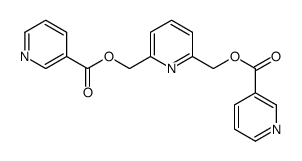 2,6-Pyridine dimethanol dinicotinoate structure