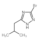 3-bromo-5-(2-methylpropyl)-1H-1,2,4-triazole Structure