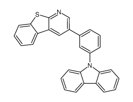 3-(3-(9H-carbazol-9-yl)phenyl)benzothieno[2,3-b]pyridine Structure